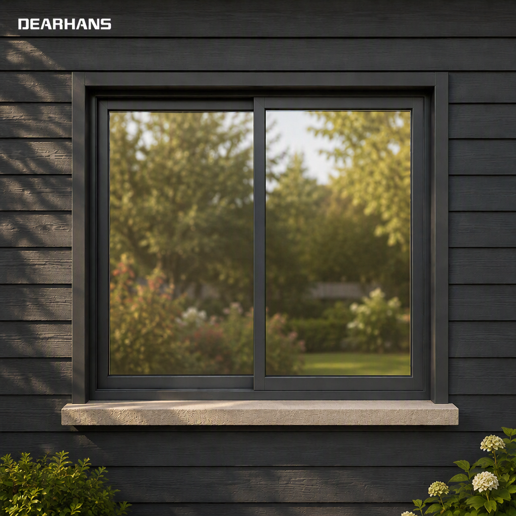 Modern Home Aluminium Sliding Window Low-E Insulated Glass Custom Made for Villa Patio Sunroom Exterior Remodel Project