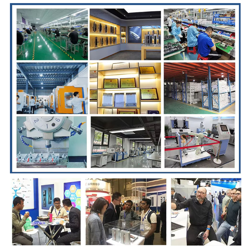 Corporate team and factory