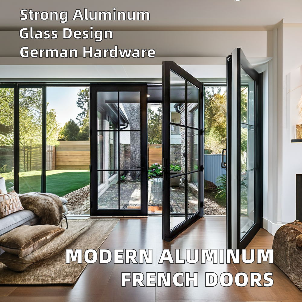 Modern Aluminum Alloy Glass Sliding Doors with Sound Insulation and Tempered Glass for Apartment Interior Use