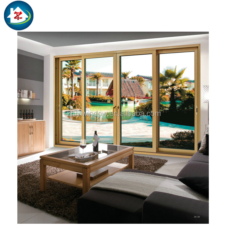 Aluminum sliding door