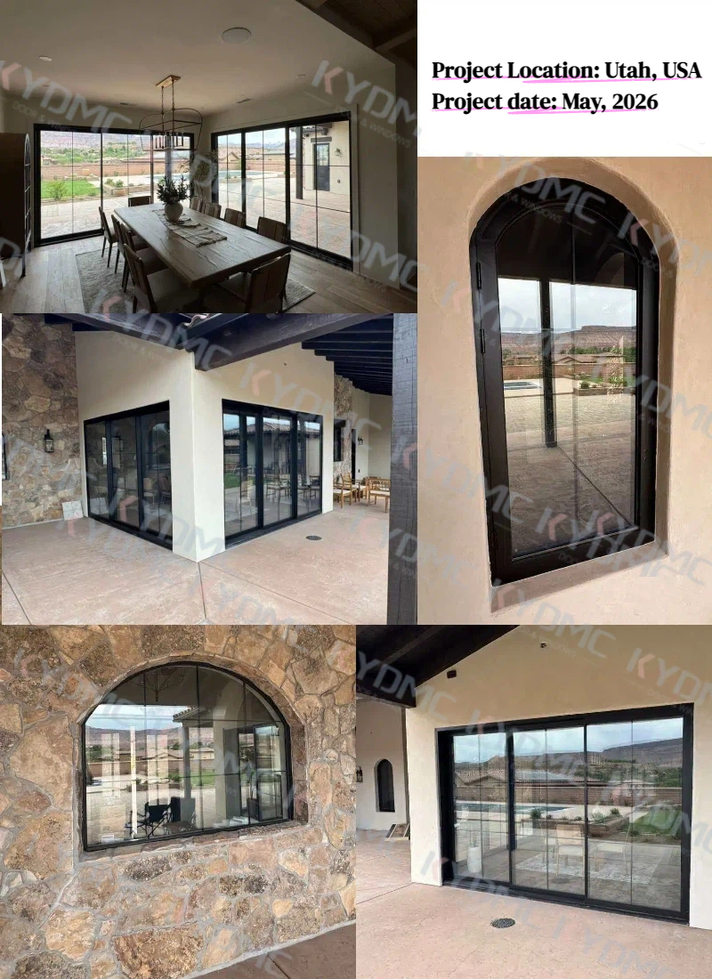 Sliding Doors Exterior 3 Panels Double Glazed Aluminum Tempered Glass Graphic Design Aluminium Sliding Door System Aluminum Door