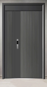 American Standard Intelligent Lock Swing Entrance Door Aluminum Material Villa Gate Modern Safety Fire Prevention Outer Door