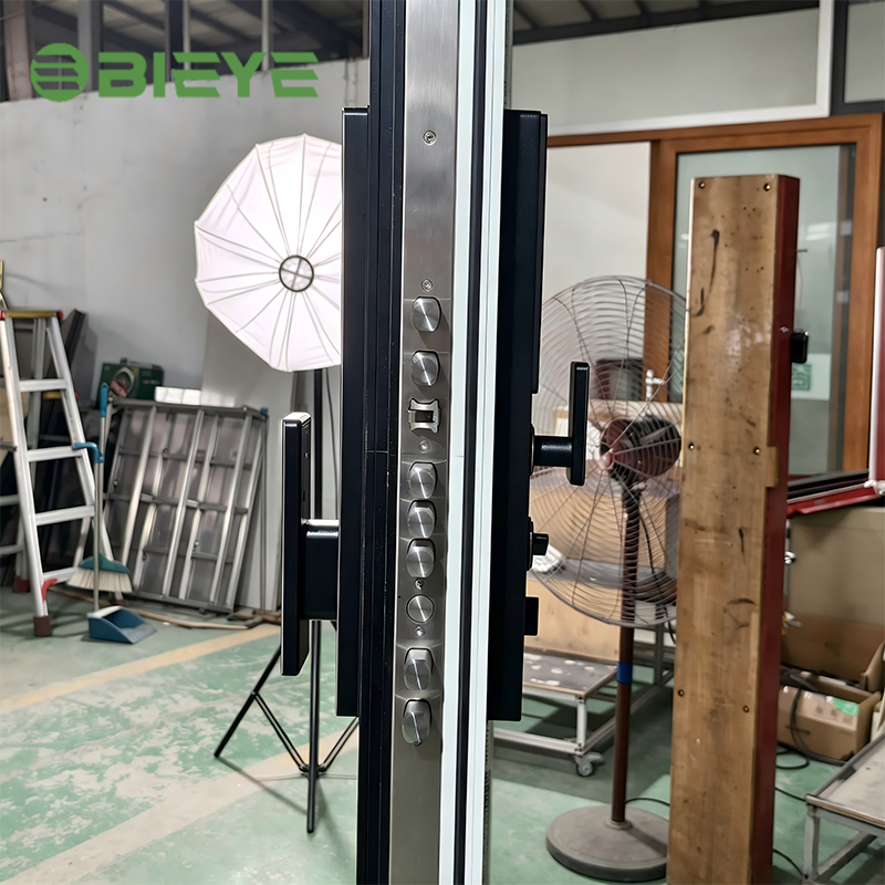 Chemical Resistant Waterproof Aluminum Alloy Door for Laundry Room and Exterior Use with Stable Construction