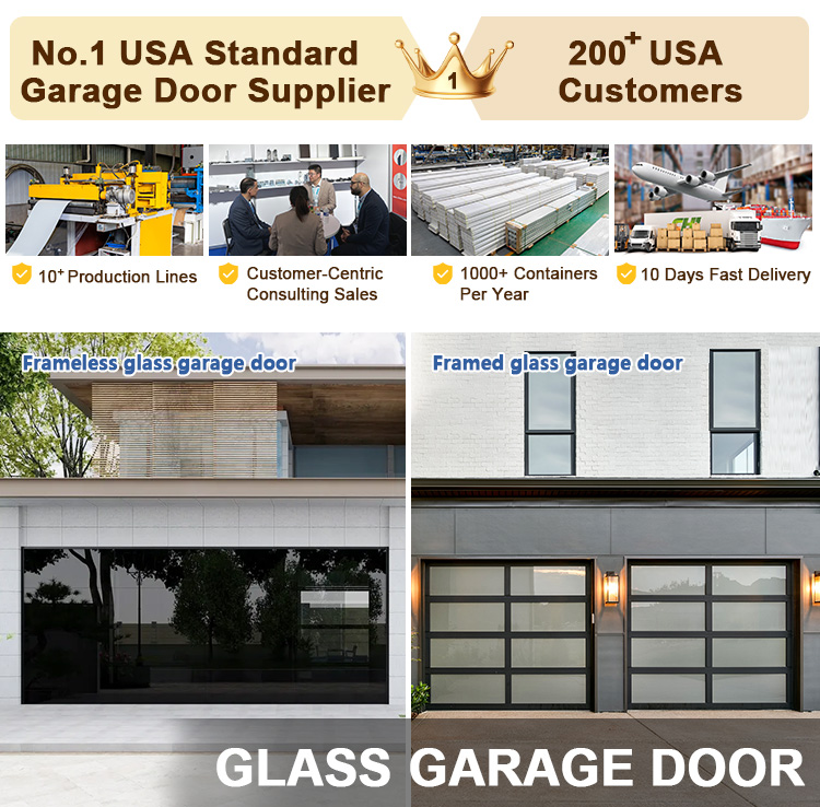 Glass Garage Door Detail 1