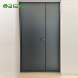 Modern Style Frameless Aluminum Glass Exterior Swing Bathroom Entry Door with Thermal Insulation for Hotel Use