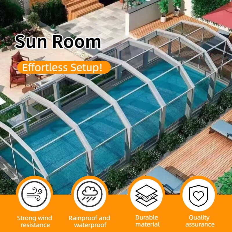 Prefab Aluminum Glass House Sunroom