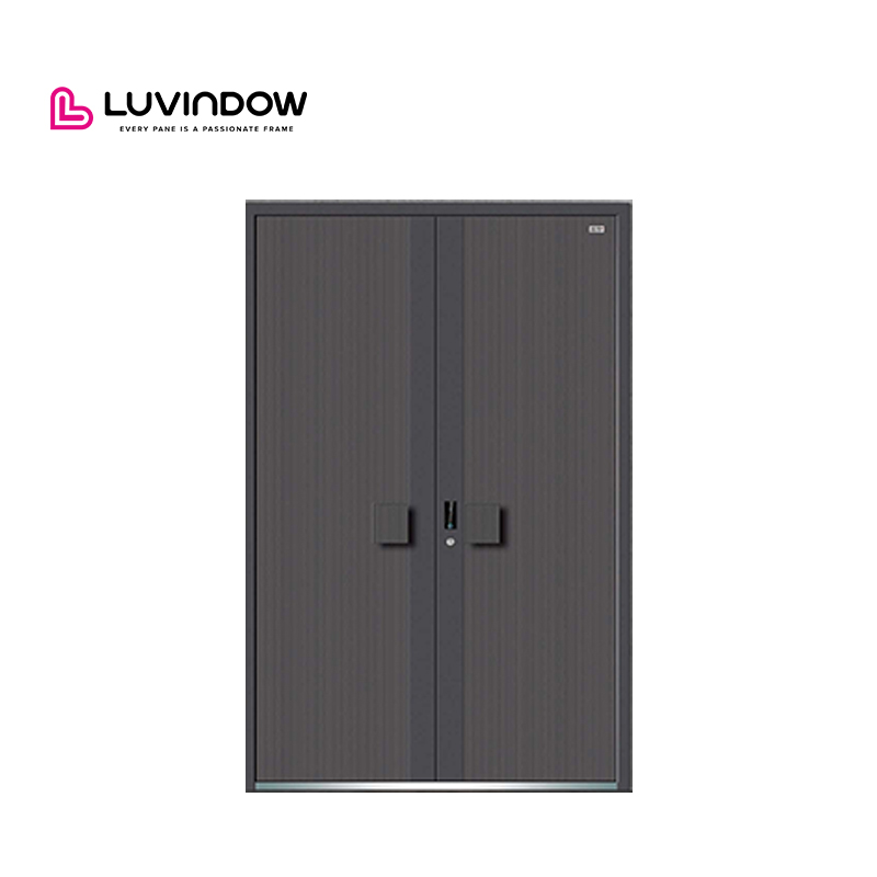 China Top Manufacturer Security Doors Custom Fireproof Aluminum Entrance Doors for Commercial Buildings