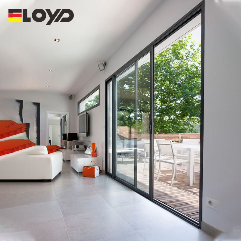 Eloyd Soundproof 12 Foot Multi Panel Aluminum Sliding Doors Tinted Lowes Sliding Glass Patio Doors Price