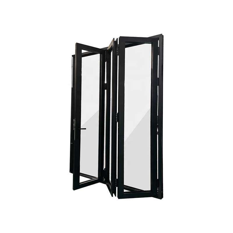 Customized Soundproof Huge Mobile Folding up Glass Center Pivot Size Aluminum Door Sliding Window for Villa