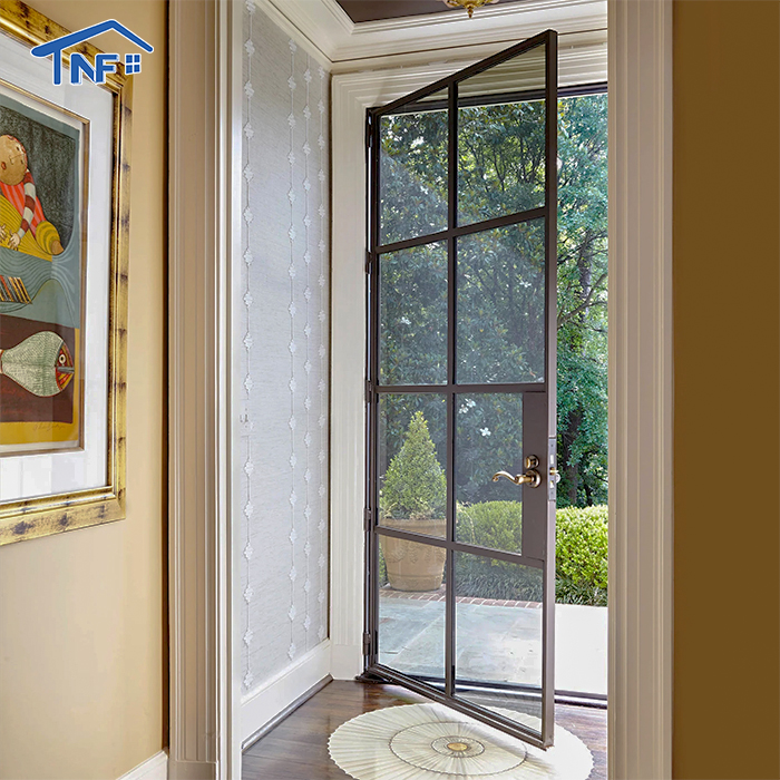 Modern Design NF Church Swing Glass Doors Unbreakable Aluminum Alloy from Foshan for Villas Finished Surface-Ready for Sale