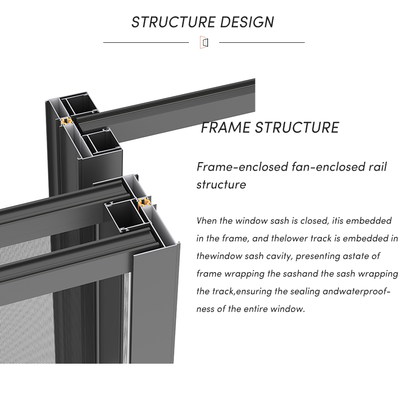 OUNA Custom Small Arch Top Aluminum Sliding Window Unique Design with Double Glazed Glass for Enhanced Architectural Style