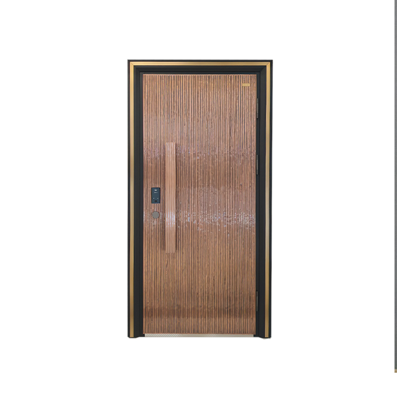 Hot Sale Modern Exterior Security Entry Door Heavy Duty Cast Aluminum Anti-theft Factory Price New Trend Home Security Door