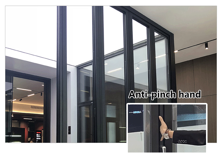Anti-pinch hand design