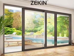 Hurricane Impact Slim Frame Aluminum Sliding Patio Door