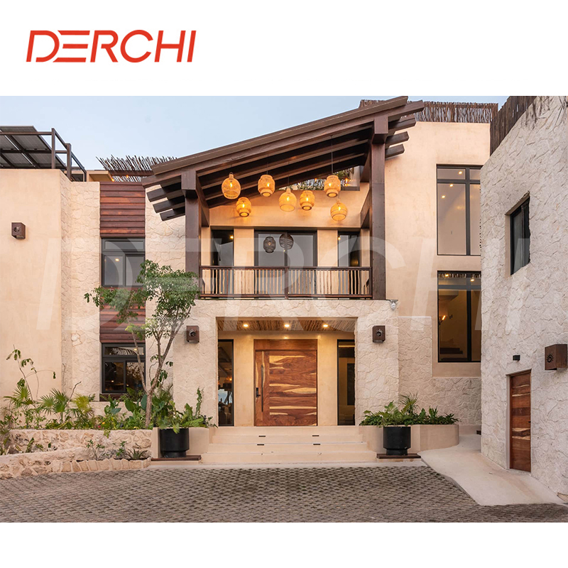 NFRC Hurricane Proof Impact Window Energy Saving Low E Glass Thermal Break Casement Aluminum windows And Doors For House