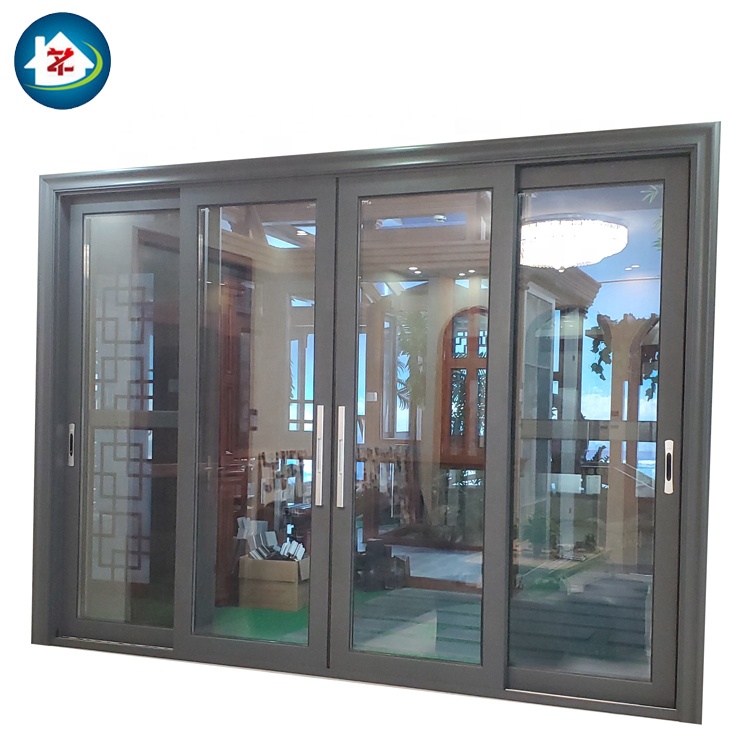 Aluminium Sliding Stained Glass Interior Doors and windows