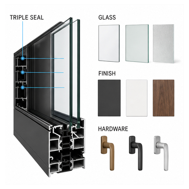 Custom Aluminum Storefront Doors and Windows for Retail Shops, Restaurants, Hotels, Shopping Centers and Commercial Entrances