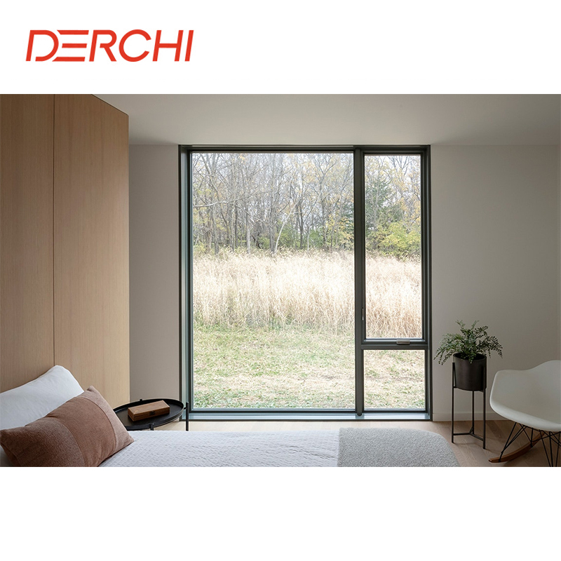 High Efficiency Windproof Aluminum Windows Wholesale Safe Durable Modern Double Glass Aluminum Frame Casement Windows