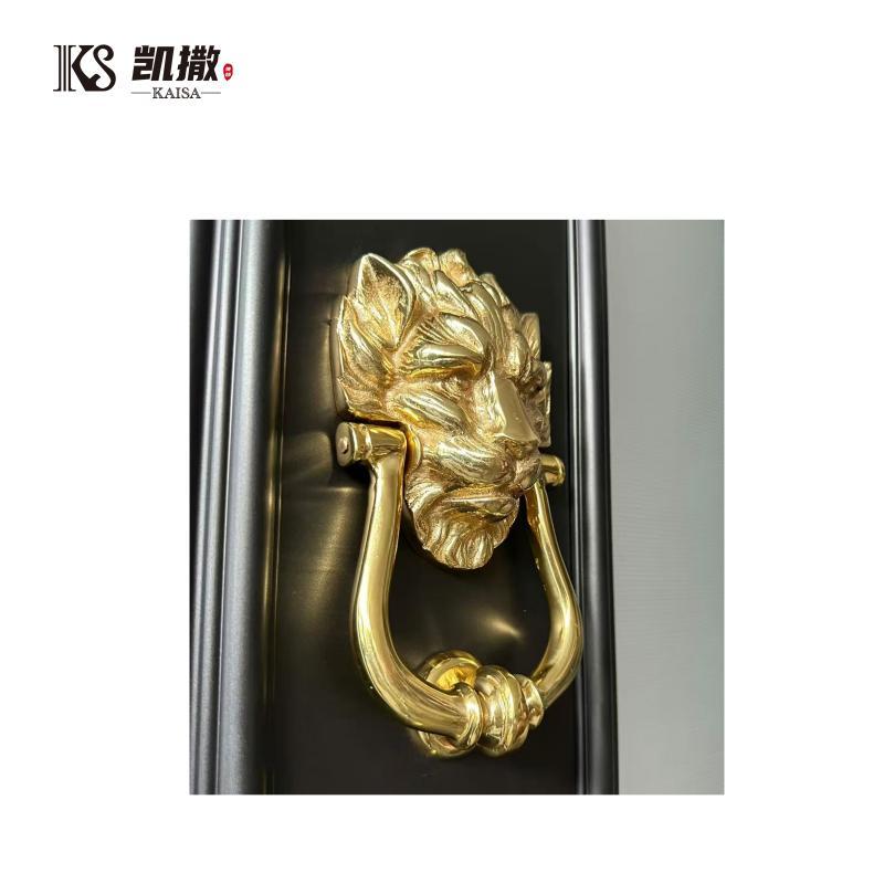 Customized Casement Aluminium Alloy Glass Door Exterior Security Entrance Steel Main Doors