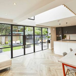 Customized French Style Aluminum Storefront Doors