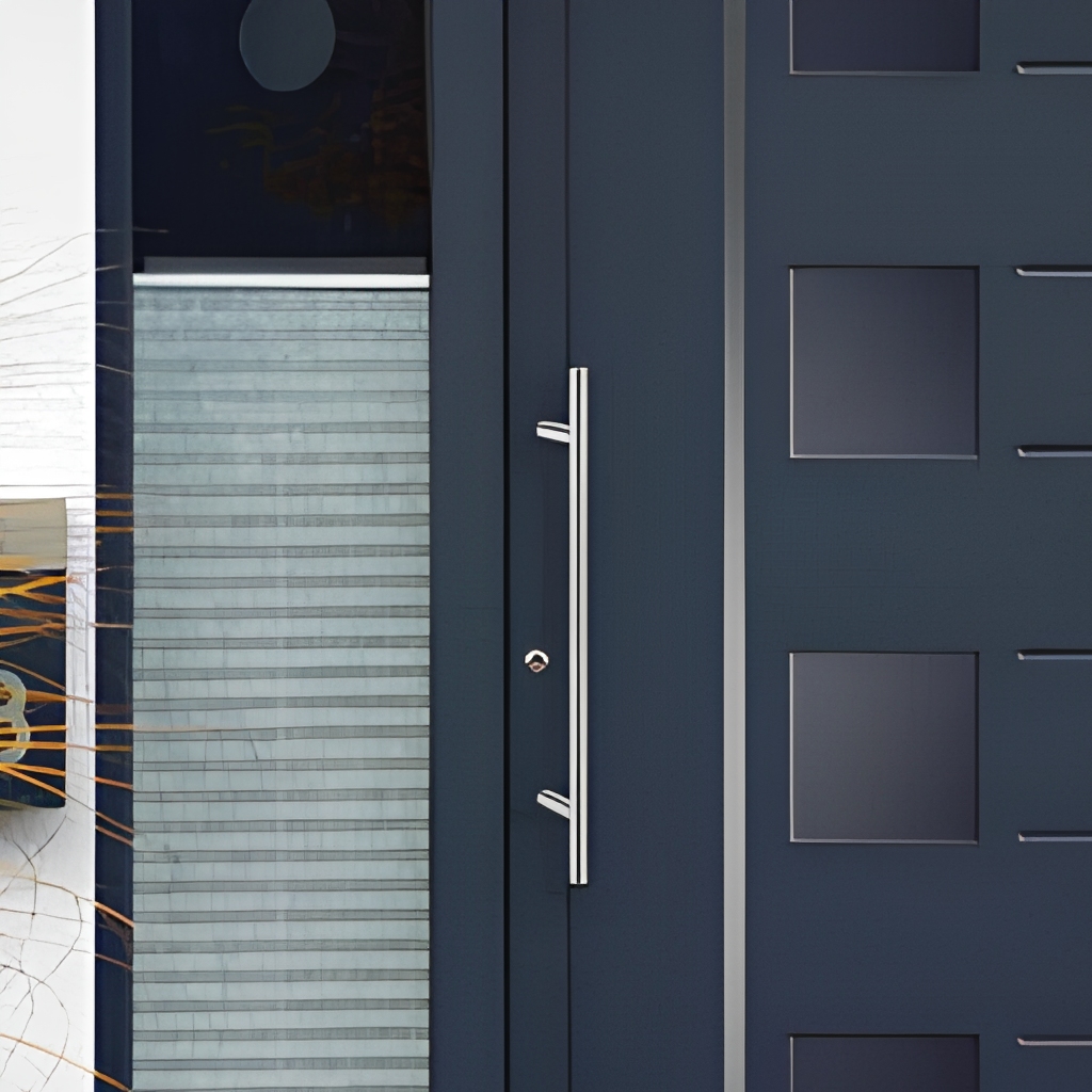 Lolands Custom Modern Aluminum Armored Door Custom Color Size Entry Door for Home Kitchen Supermarket