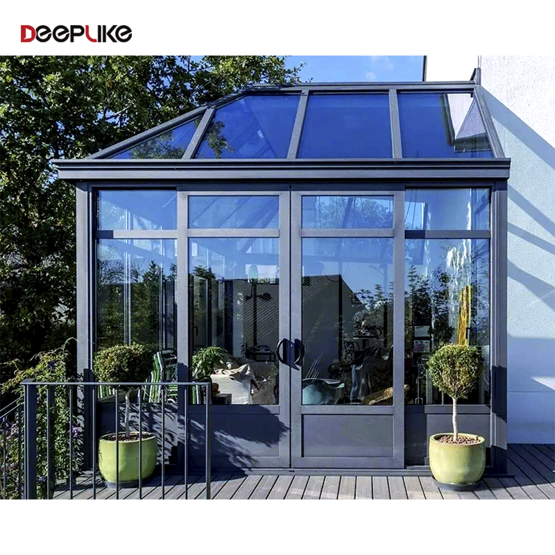 Low Price Balcony Aluminum Windows Frame Sunroom Sun Porch Patio Screen Enclosure for Home Garden