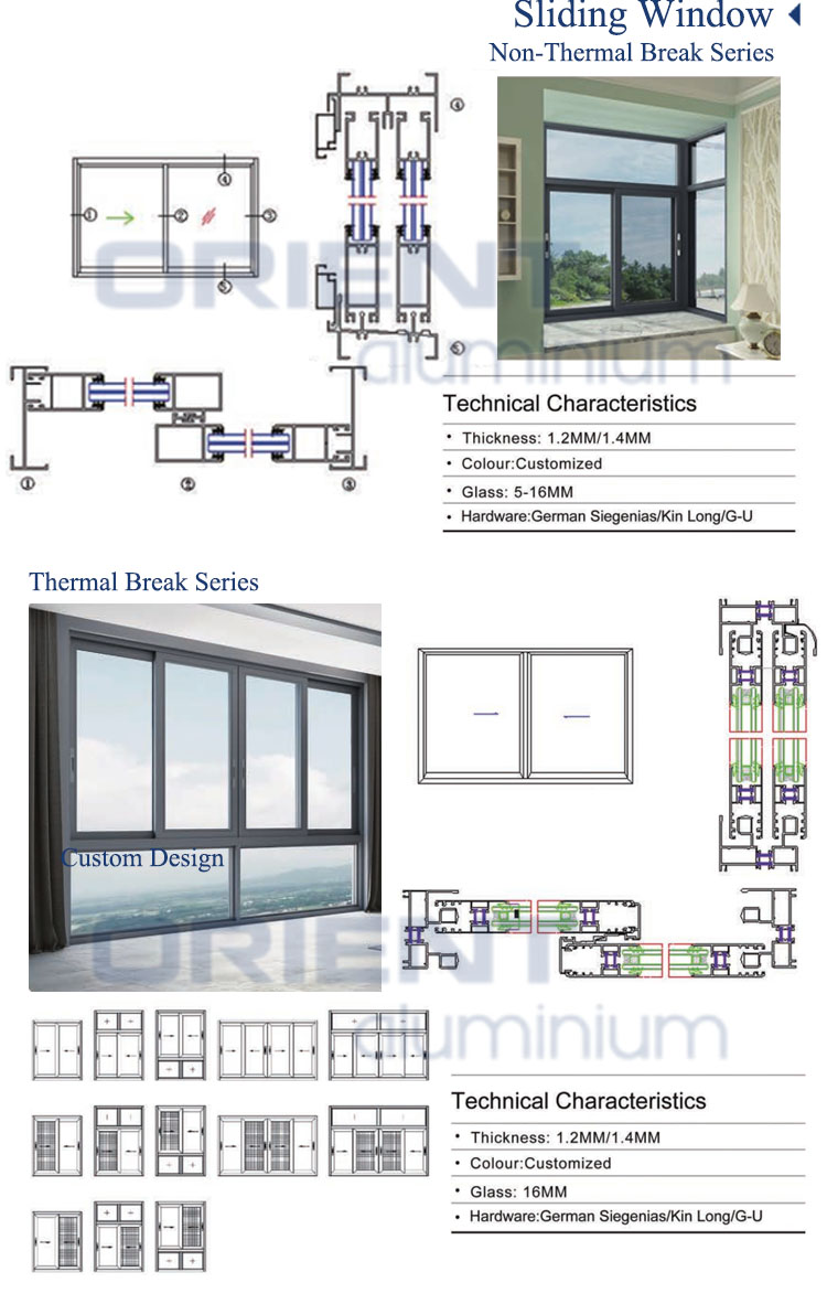 Aluminium Window Design Style 2