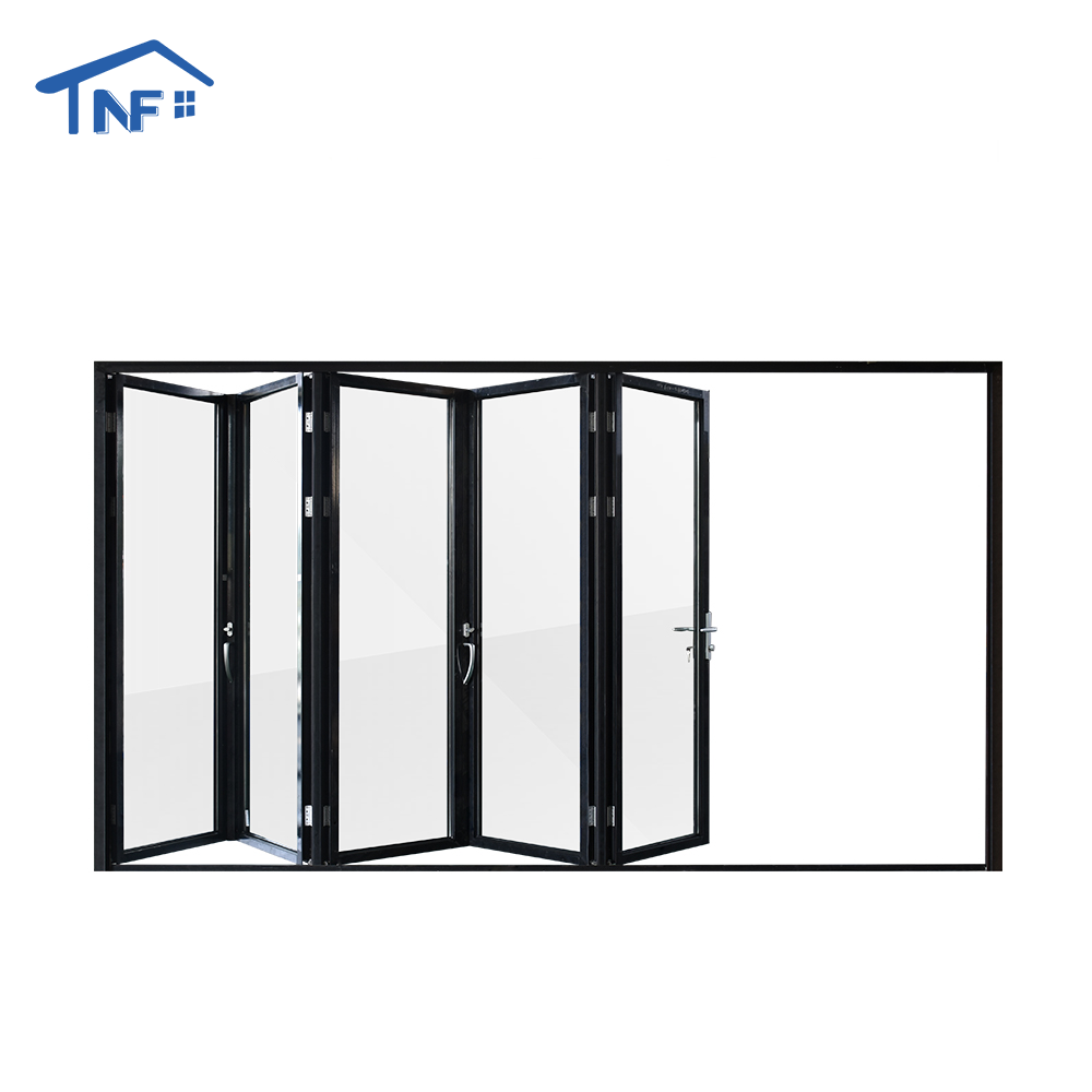 NF Aluminum Doors Aluminium Bifold Patio Folding Glass Doors Outswing Energy Efficient Bifold Door