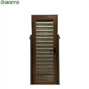 Luxury High-quality Customized Fully Blackout and Heat-insulating Aluminum Alloy Bedroom Louver Door