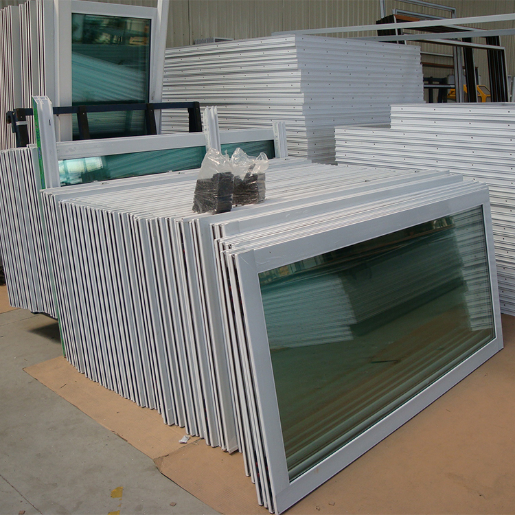 Double Glass Floor Corner Fixed Window