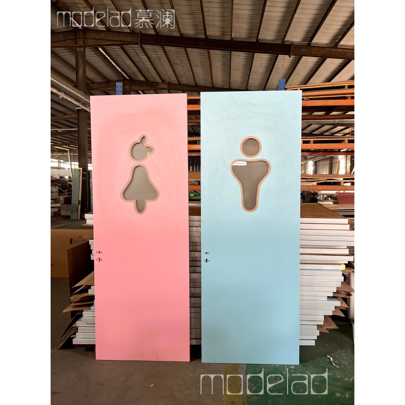 Aluminum Alloy Edge School Specific Solid Wood Composite Door for
