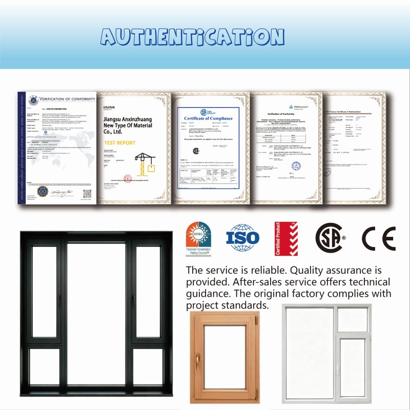Modern Luxury Aluminum Clad Wood Casement Doors Sound Insulated Triple Glazed Solid Timber Entry Door with Hardware