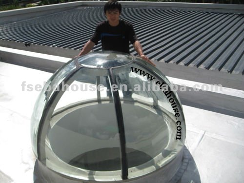 Aluminium Glass Dome Arched windows Glass Awning Window Skylight