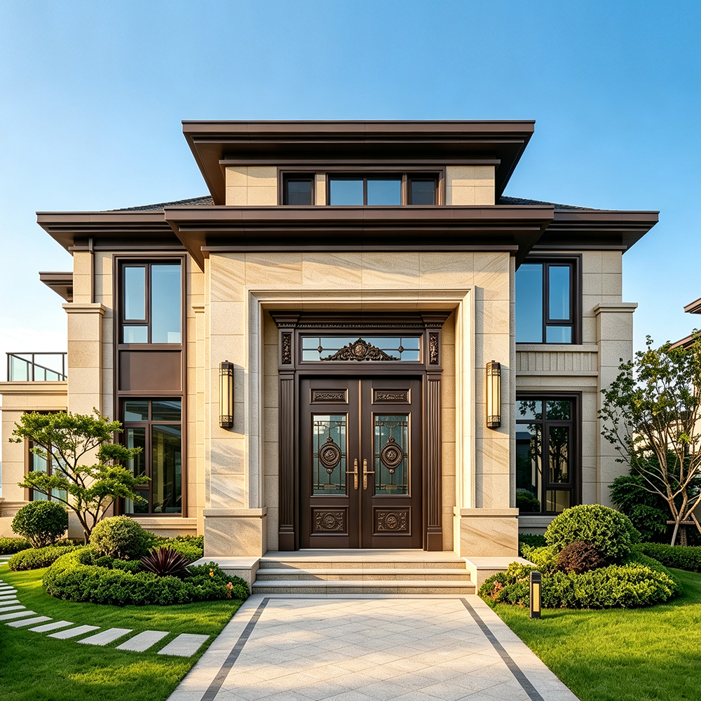 Cast Aluminum Door installed in Malibu coastal estate