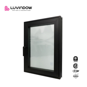 30% Discount Residential Energy Efficient Tilt Turn Windows Triple Glazed Extra Narrow Frame Aluminum Window Sample