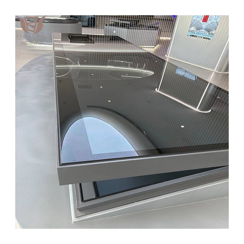 DEMEA Commercial Aluminum Electric Skylight Window Artificia Low-e Glass Skylight Roof Window