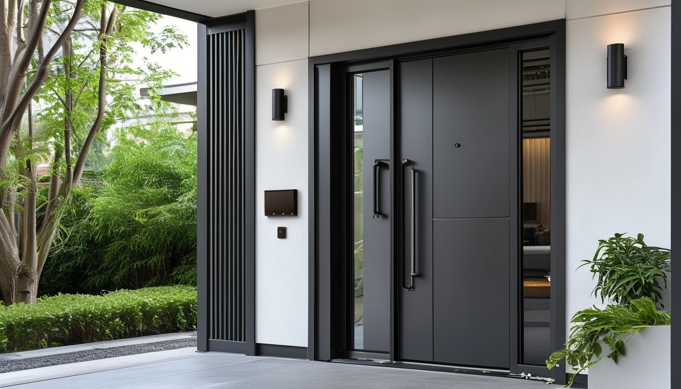 Modern Aluminium Front Doors For Homes Manufacturer