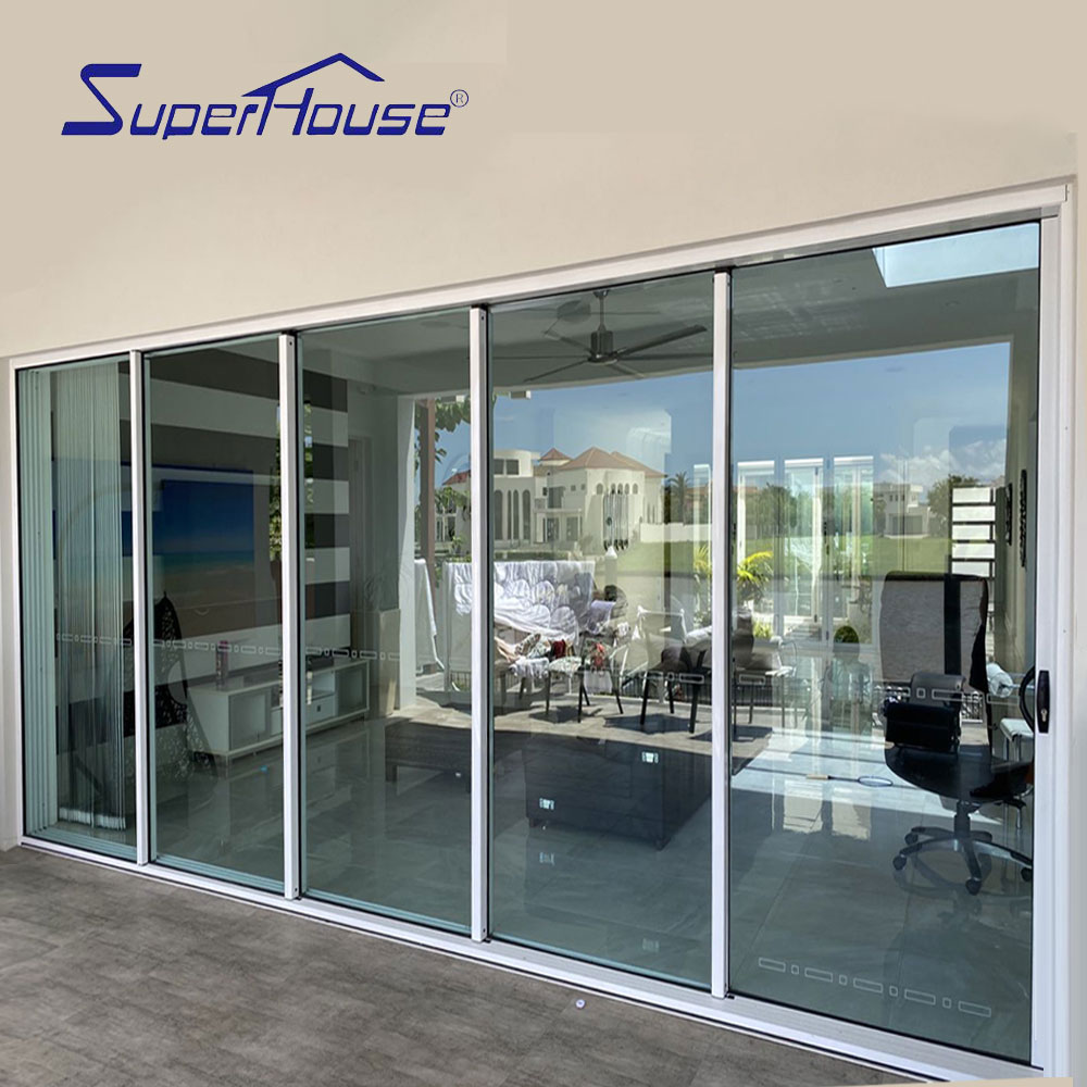 Superhouse Aluminium Door and Window with High Quality Hardware Chinese Manufacturer Lift and Sliding Door for Villa