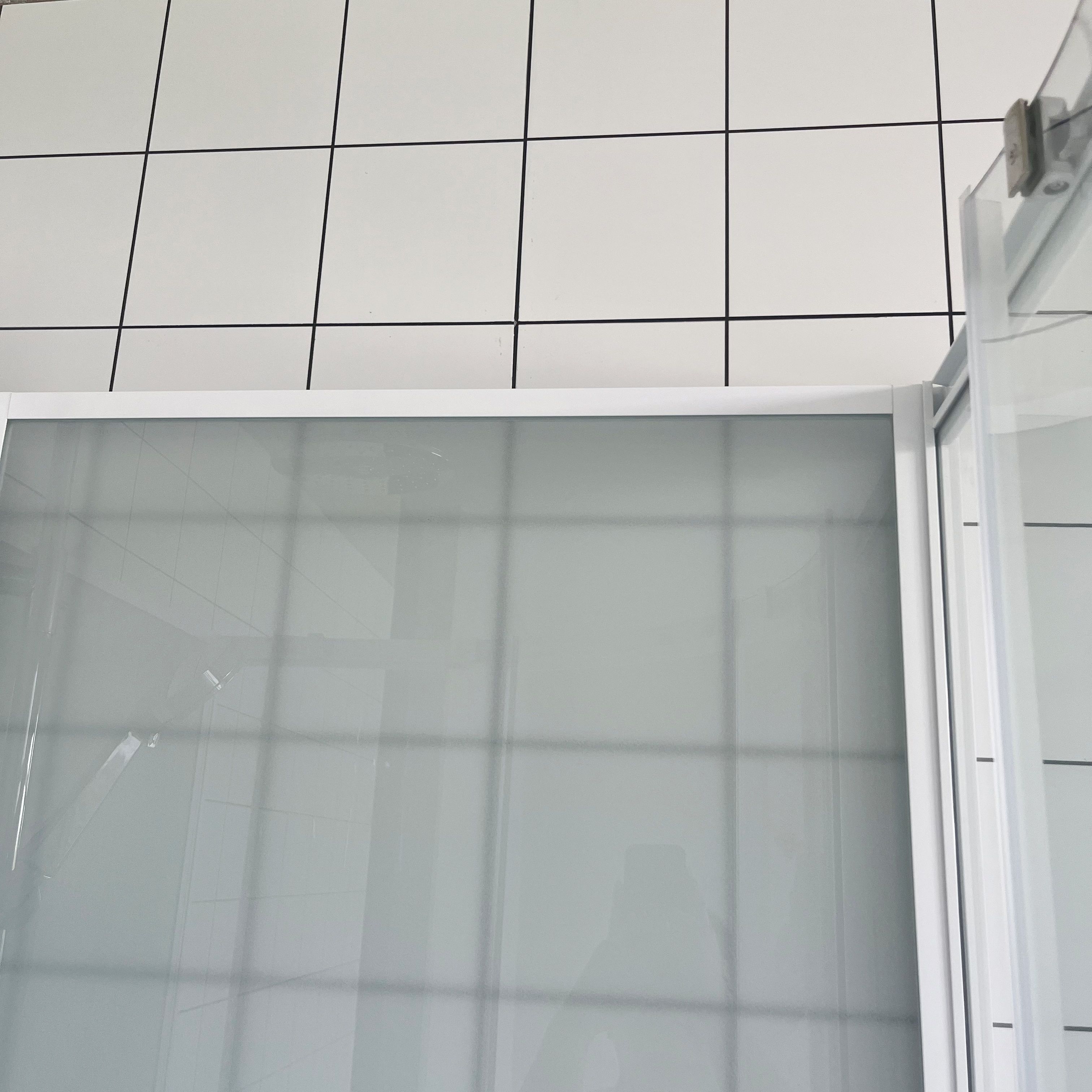 Wholesale Customized Bathroom White Aluminum Alloy Frame Waterproof Double Sliding Tempered Glass Door Complete Shower Cabin