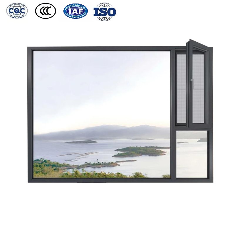 Simple Home Patio Porch Eye Line Track Sliding Windows Modern Colors Thermal Break Aluminum Soundproof Energy Star Bathroom
