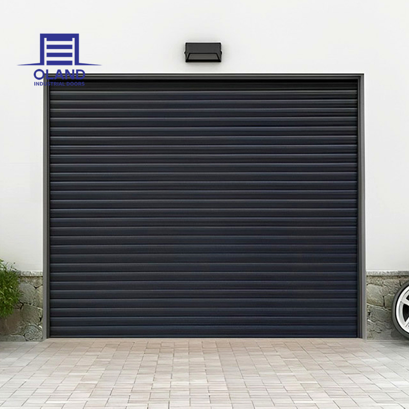 OLAND Aluminum Roller Shutter Door Industrial Anti-Theft Electric Roll Up Door with Windproof Curtain for Warehouse