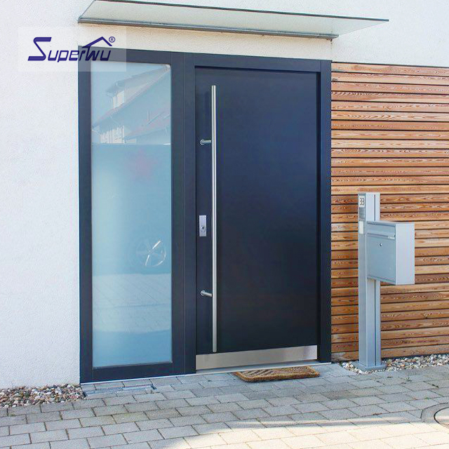 AS2047 NFRC NOA Standard Hurricane Proof Cheap Price Double Glazed Adjustable Impact Aluminium Pivot Door
