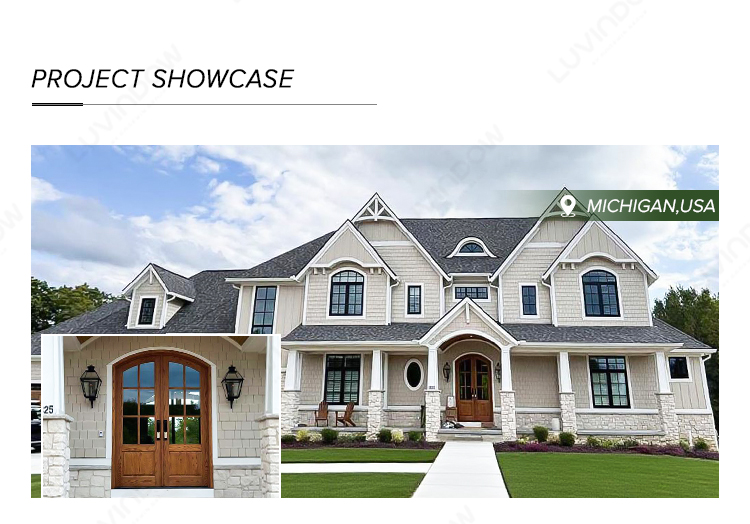 Custom Double-Hinged Entrance Door Showcase 8