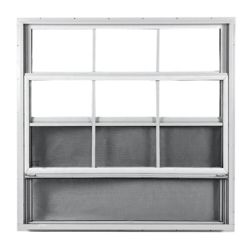 Durable Aluminum Alloy Sliding Patio Door Arch Casement Window Fiberglass Screen Netting Folding Screen Vertical Opening