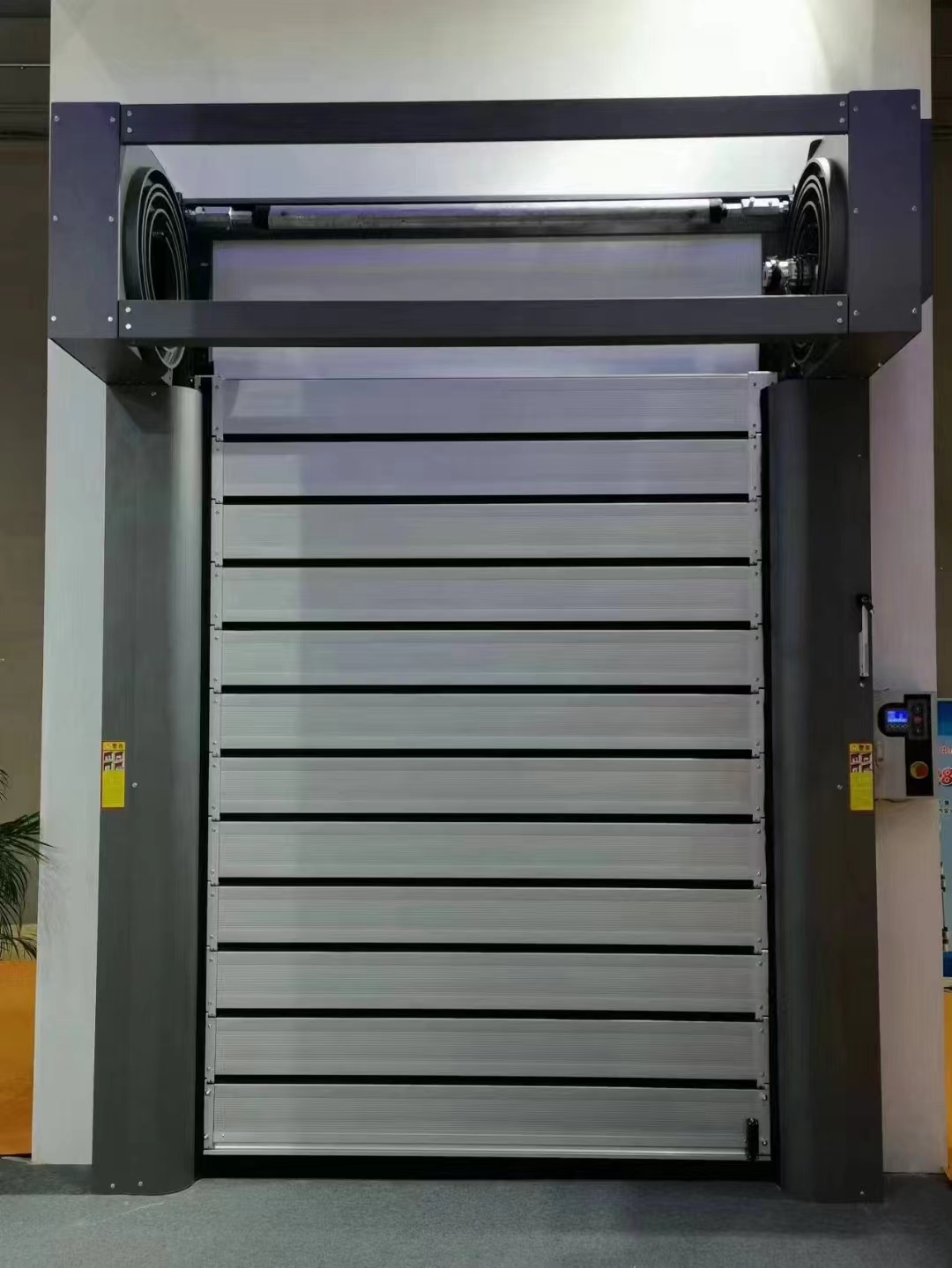 High Cost Performance Aluminum Alloy Waterproof Garage Roll up Door Thermal Insulation Electric Side Opening Customizable Size