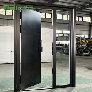 Chemical Resistant Waterproof Aluminum Alloy Door for Laundry Room and Exterior Use with Stable Construction