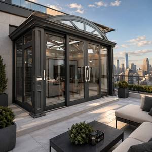 Customized Modern Aluminum Double Tempered Glass Sunroom