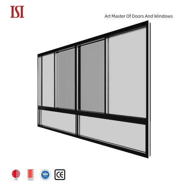 High Quality Glass Hurricane-Proof Aluminum Storm Windows Modern Design Horizontal Sliding Louver for Outdoor Apartment Use