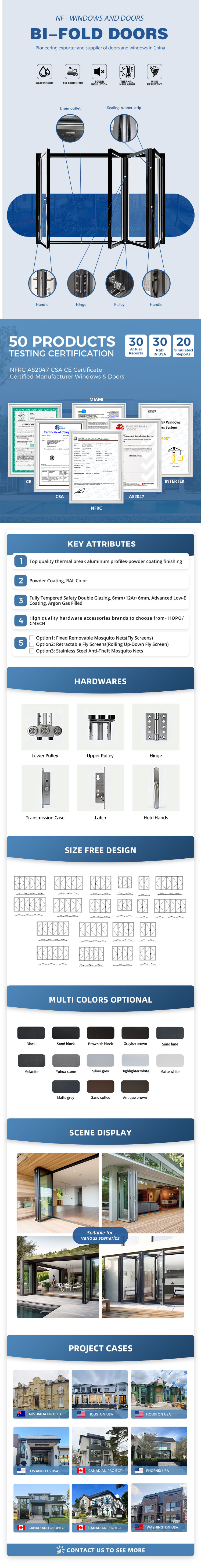 Aluminium Folding Door Showcase 2