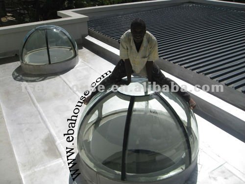 Aluminium Glass Dome Arched windows Glass Awning Window Skylight